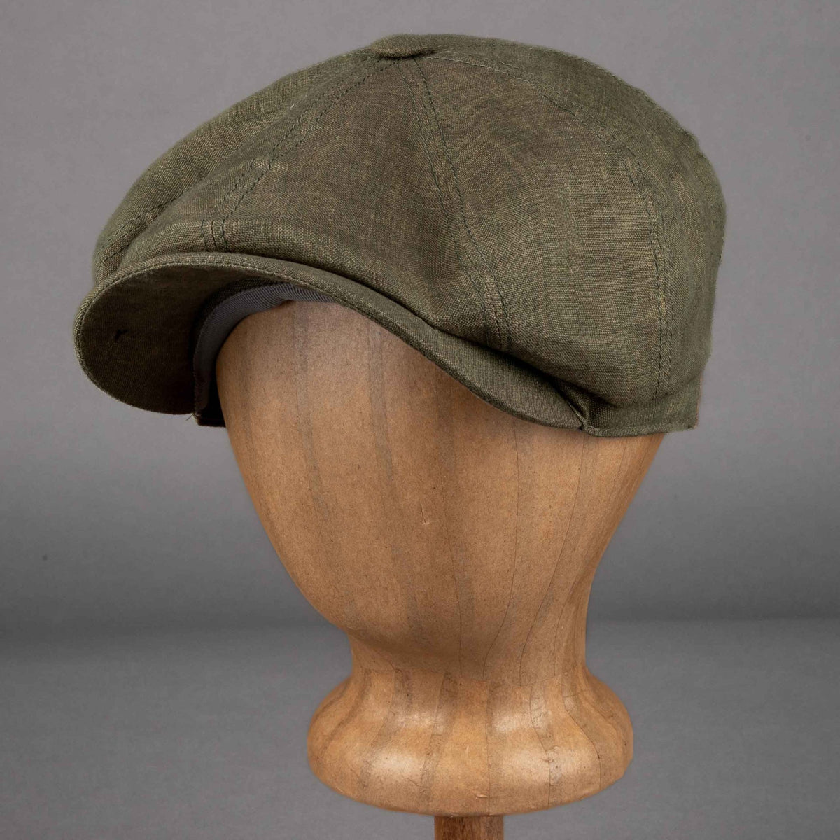 StetsonHatteras Casquette à visière en lin oliveCasquetteBritish Parts Lucerne