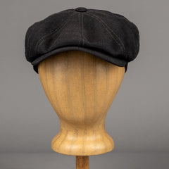 StetsonHatteras Casquette à visière en lin noirCasquetteBritish Parts Luzern