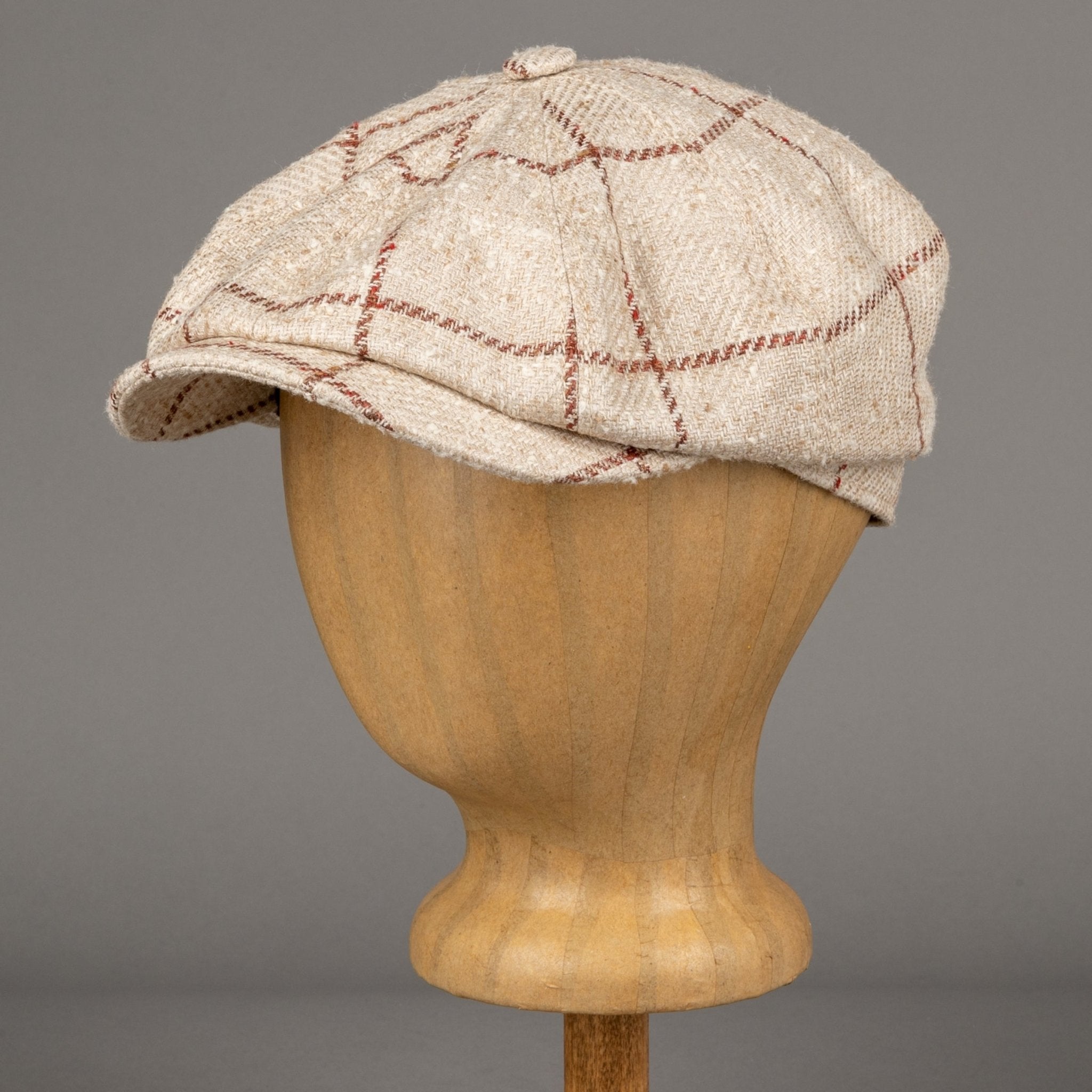 StetsonHatteras Casquette à visière Silk/Wool CheckCasquetteBritish Parts Luzern