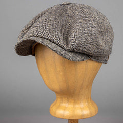 StetsonHatteras Silk Casquette à visière marron - et tons noirsBritish Parts Luzern