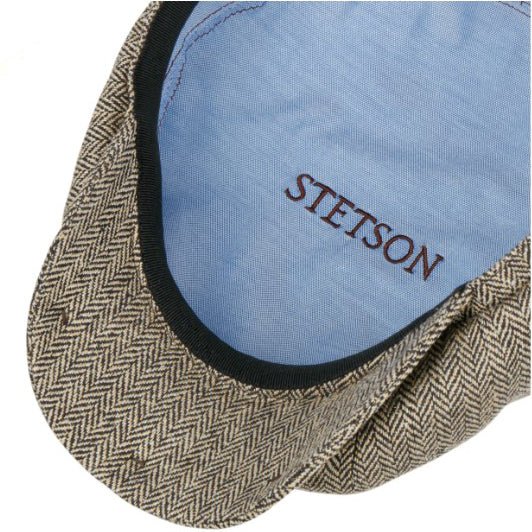 StetsonHatteras Silk Casquette à visière marron - et tons noirsBritish Parts Luzern