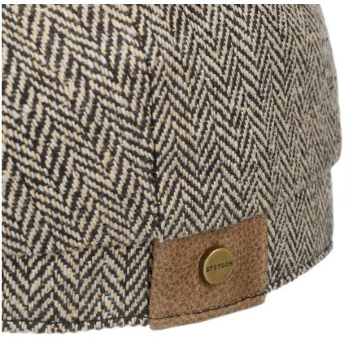 StetsonHatteras Silk Casquette à visière marron - et tons noirsBritish Parts Luzern