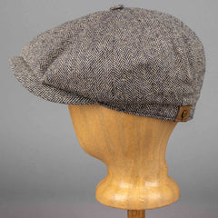 StetsonHatteras Silk Casquette à visière marron - et tons noirsBritish Parts Luzern