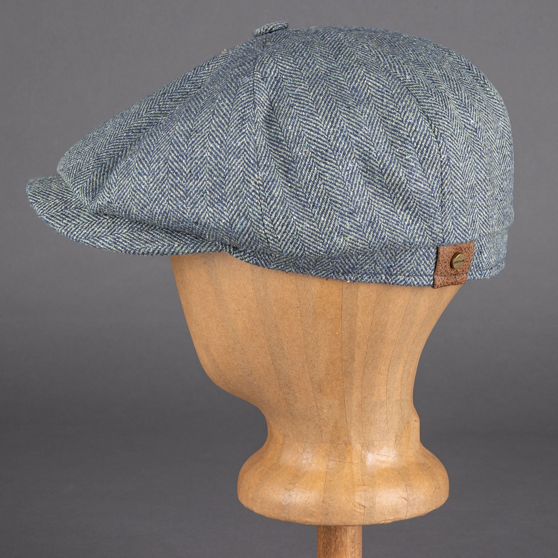 StetsonHatteras Silk Casquette à visière Vert/BleuCasquetteBritish Parts Luzern