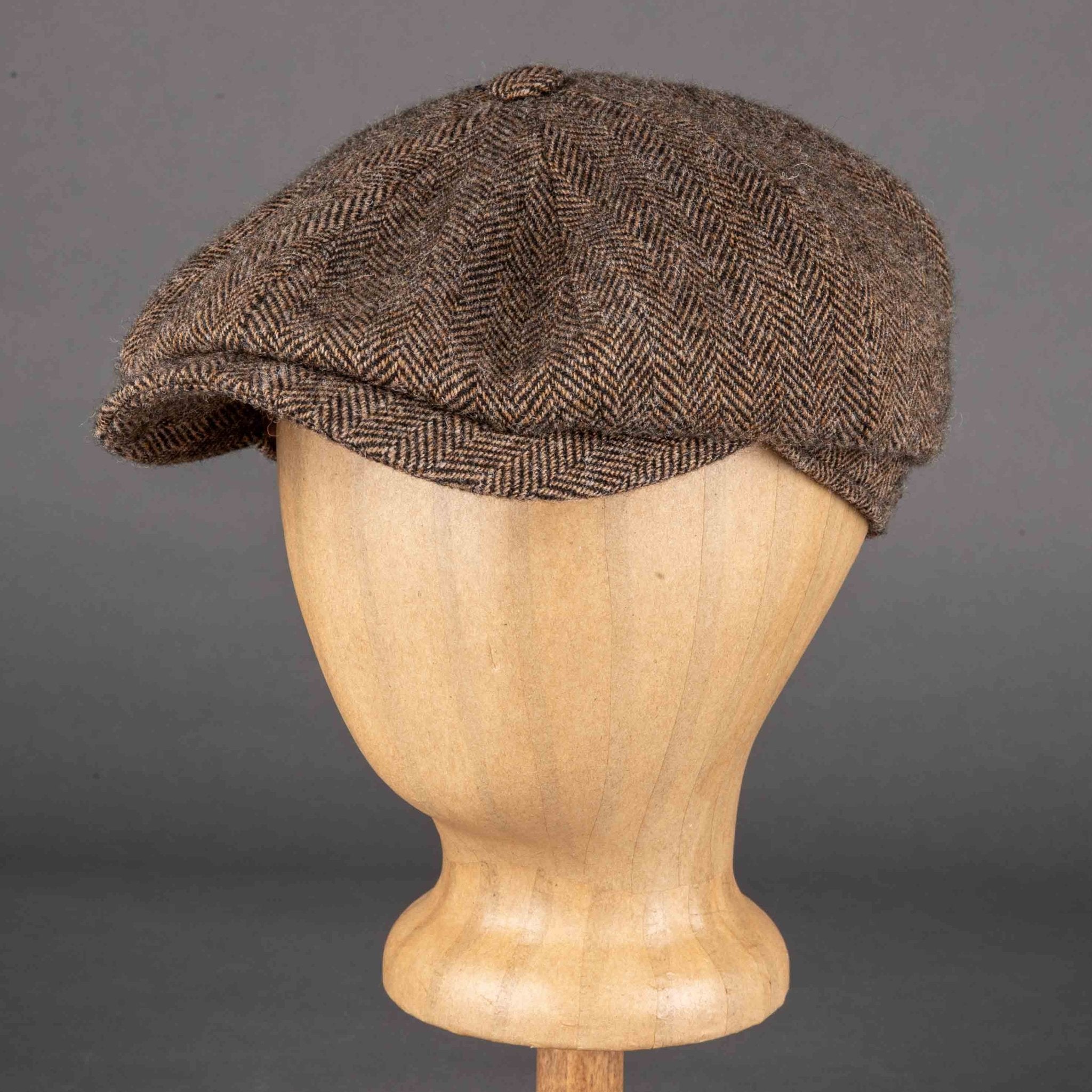 StetsonHatteras laine à chevrons marron - melangeBonnetBritish Parts Luzern
