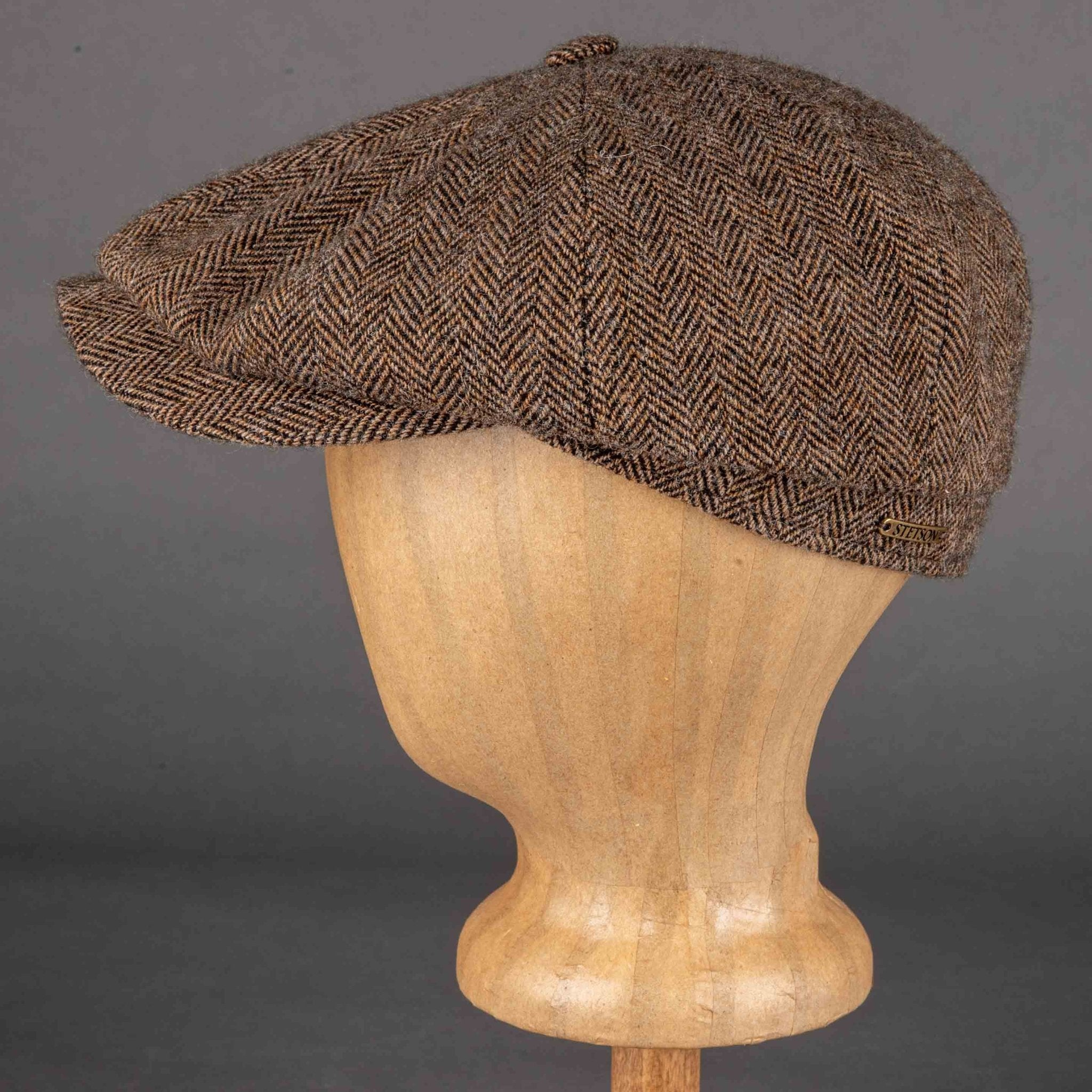 StetsonHatteras laine à chevrons marron - melangeBonnetBritish Parts Luzern