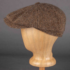 StetsonHatteras laine à chevrons marron - melangeBonnetBritish Parts Luzern