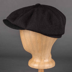 StetsonHatteras Casquette en laine Selvedge noirCasquetteBritish Parts Luzern