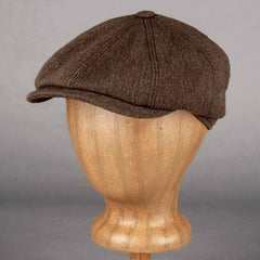StetsonHatteras Casquette à visière en laine/lin couleur boueCasquetteBritish Parts Luzern