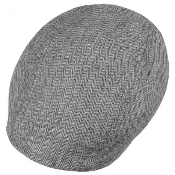 StetsonCasquette Ivy en lin gris à chevronsBritish Parts Luzern