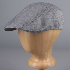 StetsonCasquette Ivy en lin gris à chevronsBritish Parts Luzern