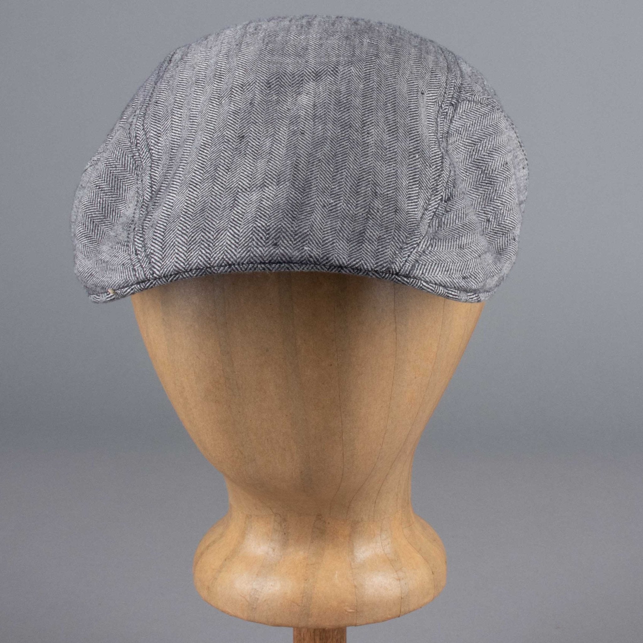 StetsonCasquette Ivy en lin gris à chevronsBritish Parts Luzern