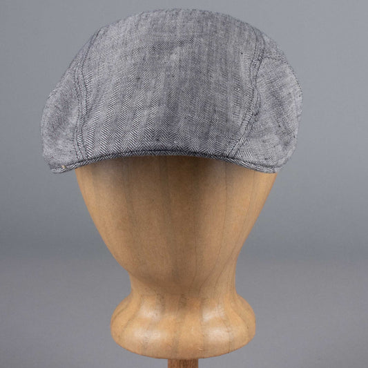 StetsonCasquette Ivy en lin gris à chevronsBritish Parts Luzern