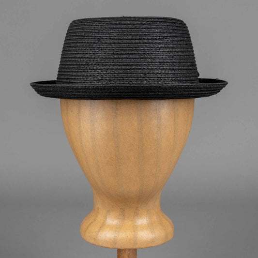 StetsonPork Pie Toyo Chapeau de paille noirHutBritish Parts Luzern