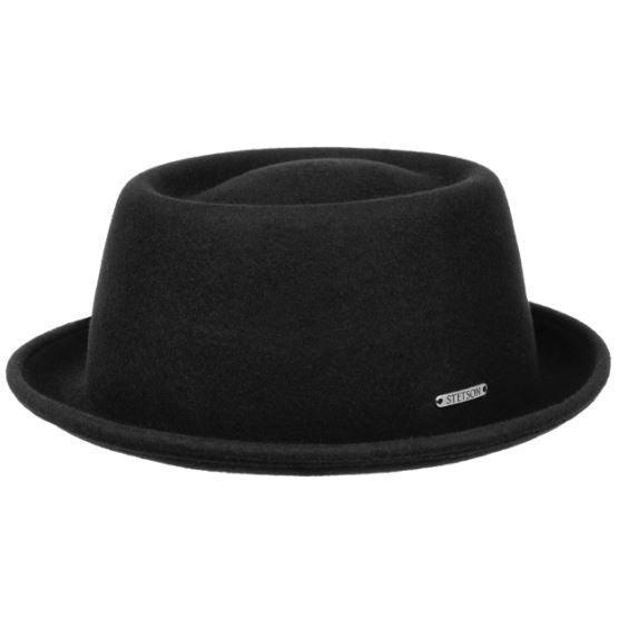 StetsonPork Pie Woolfelt blackHutBritish Parts Luzern