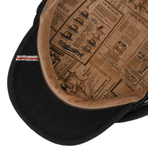 Casquette Stetson Riders en laine noire, pièces britanniques Lucerne