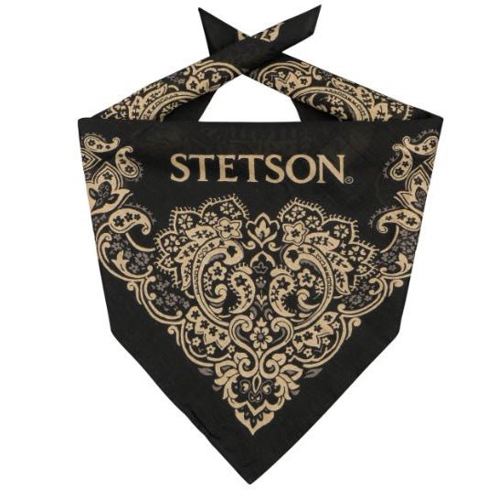 StetsonStetson Bandana Cotton noirFoulardBritish Parts Luzern