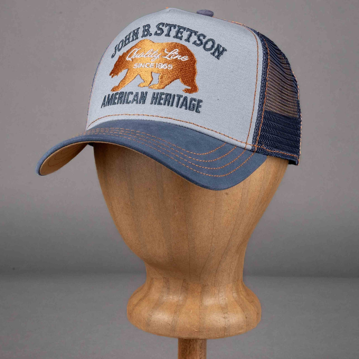StetsonCasquette camionneur Bear light blueCasquette camionneurBritish Parts Luzern
