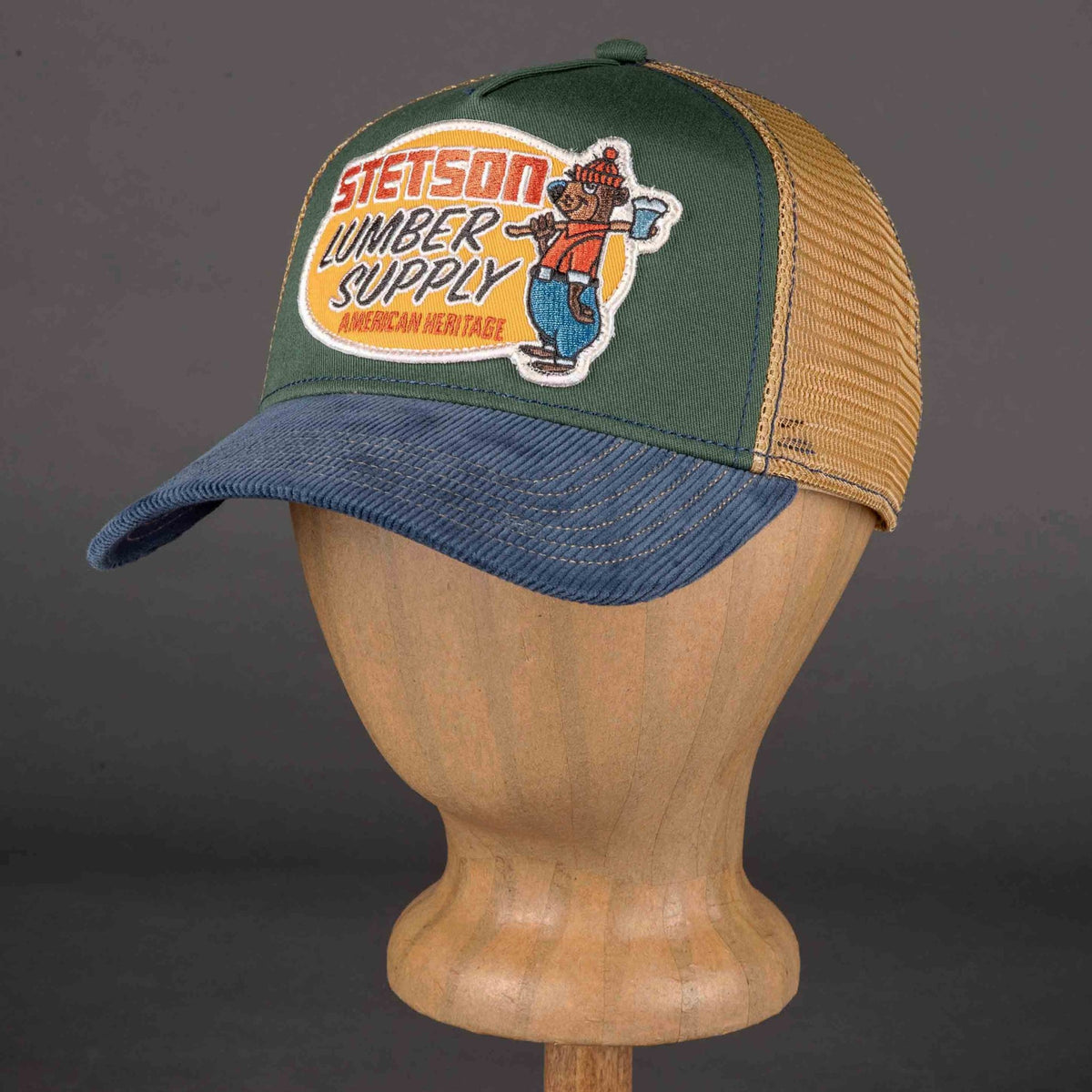 StetsonTrucker Cap Lumber SupplyCasquette de camionBritish Parts Luzern