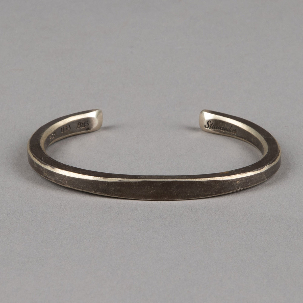 Studebaker Metals "Heavyweight Workshop" Cuff - Bracelet en argentBritish Parts Luzern