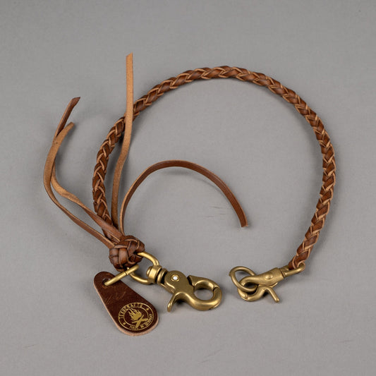 TexucraftsTressé Wallet Rope en TobaccoWalletchainBritish Parts Luzern