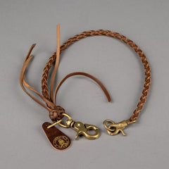 TexucraftsTressé Wallet Rope en TobaccoWalletchainBritish Parts Luzern