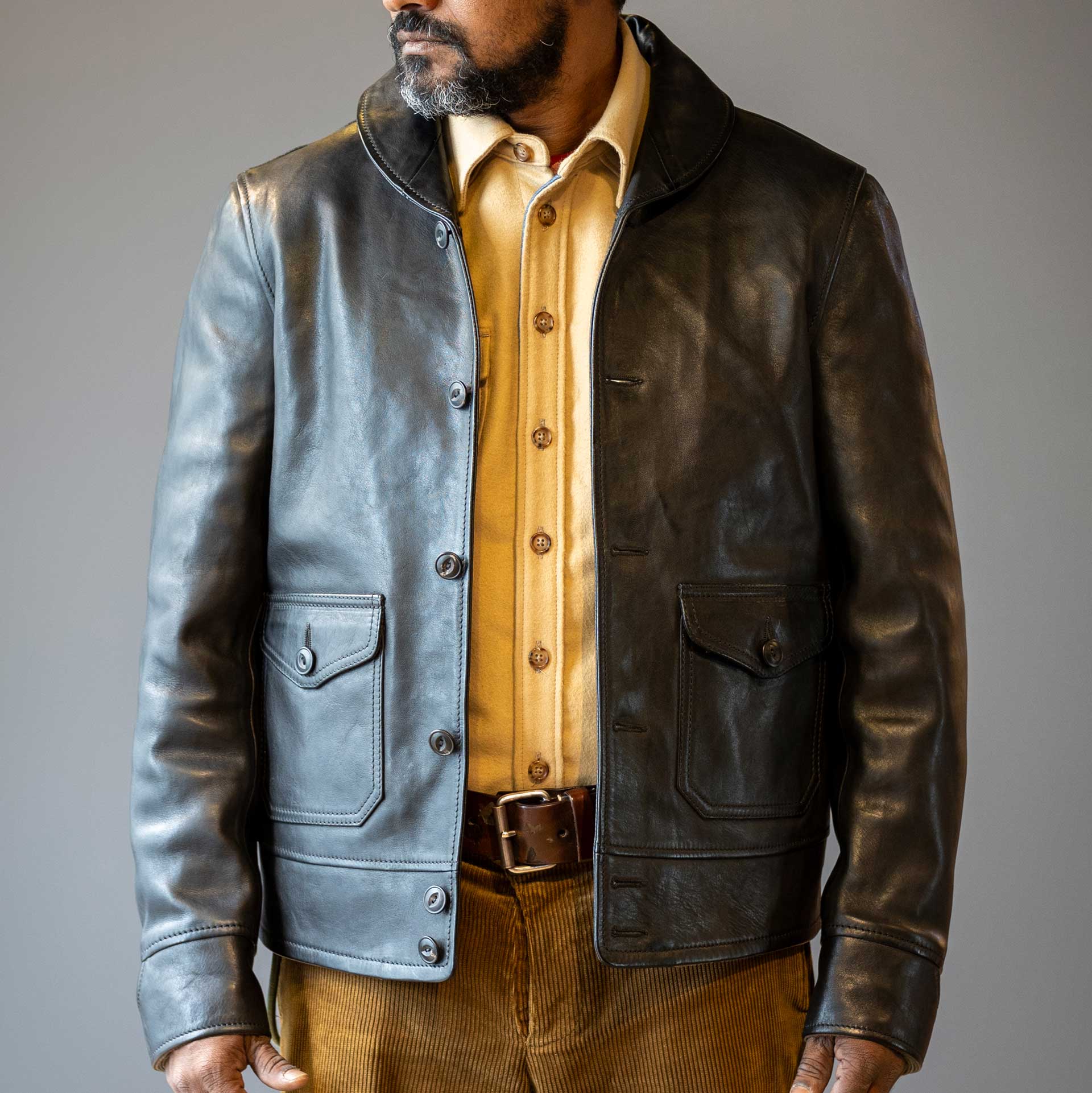 Thedi LeathersMTC - 127913 Veste en cuir de cheval noirVestesBritish Parts Lucerne