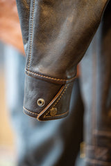 Thedi LeathersMTCN - 127996 Veste en cuir de cheval ChestnutJackenBritish Parts Luzern