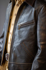 Thedi LeathersMTCN - 127996 Veste en cuir de cheval ChestnutJackenBritish Parts Luzern