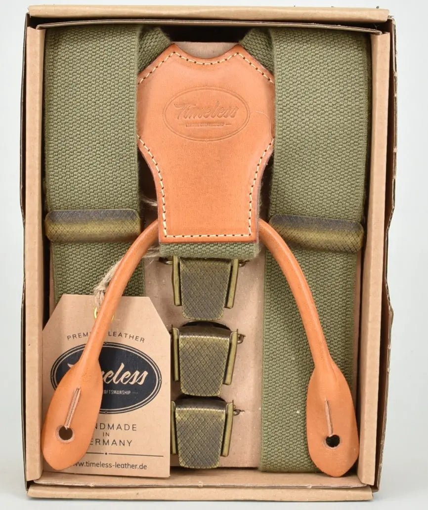 Timeless LeatherBrace de pantalon olive 2.0Brace de pantalonBritish Parts Luzern