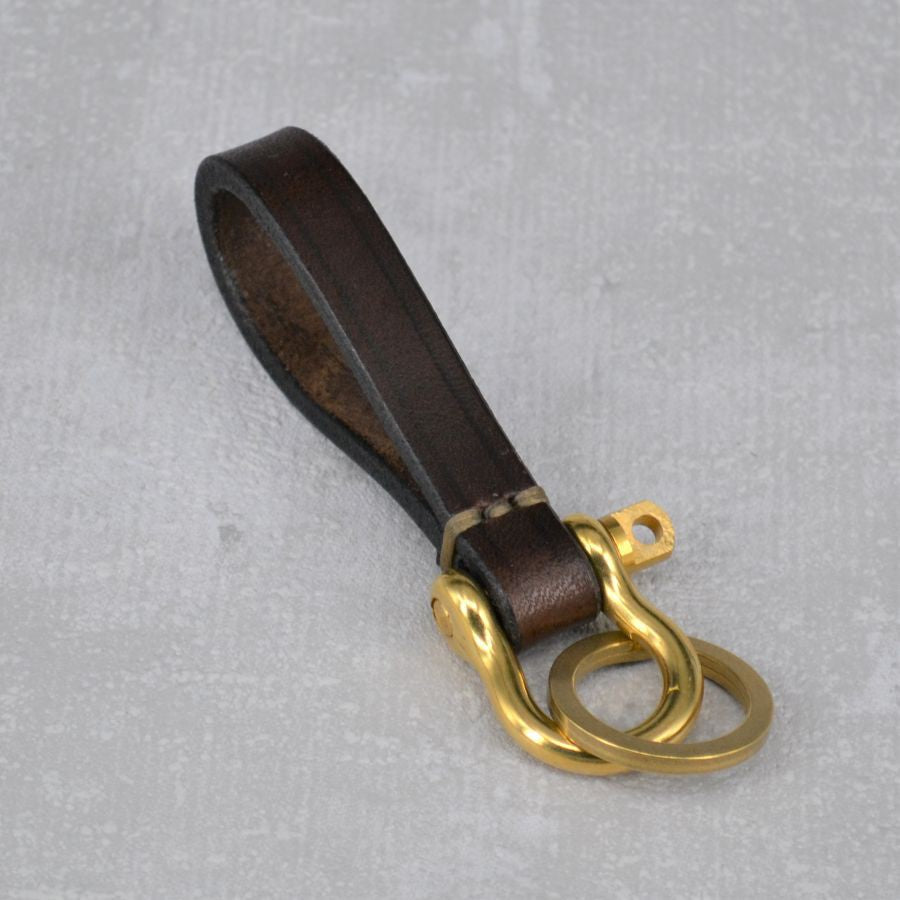 Timeless LeatherLoop Key Ring brunPorte-clésBritish Parts Luzern