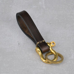 Timeless LeatherLoop Key Ring brunPorte-clésBritish Parts Luzern
