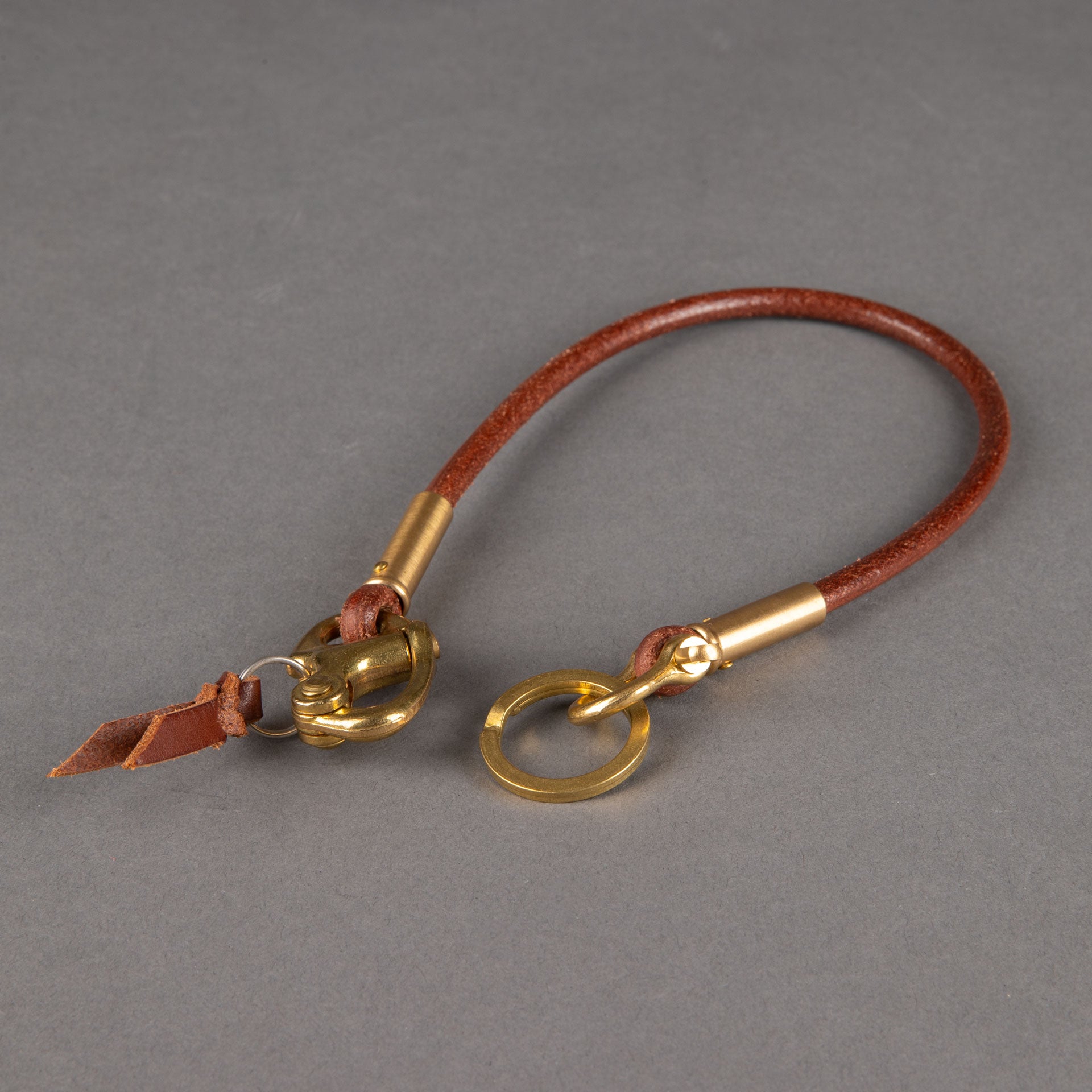 Timeless LeatherBandeau de clés marronPortefeuilleBritish Parts Luzern