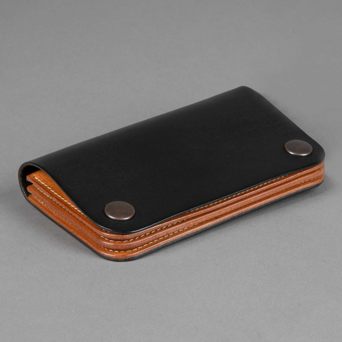 Timeless LeatherVintage Wallet noir sans ropePortefeuilleBritish Parts Lucerne