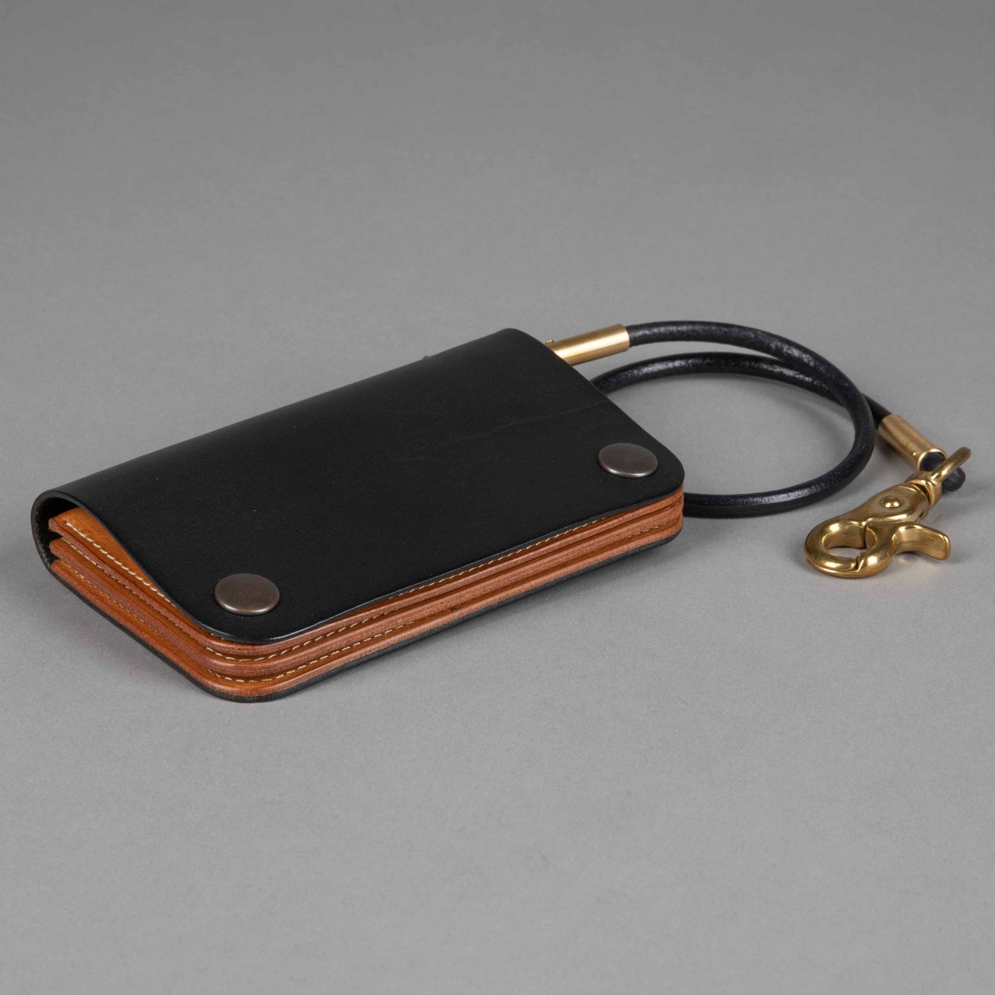 Timeless LeatherVintage Wallet noirPortefeuilleBritish Parts Luzern