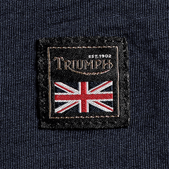 T-shirt Indigo avec joint de fourche Triumph Motorcycles, British Parts Lucerne