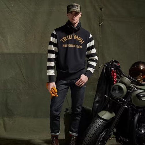 Triumph MotorcyclesHighly Sweatshirt en noirT-shirt à manches longuesBritish Parts Luzern