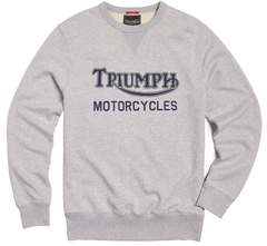 Triumph MotorcyclesSweat-shirt Radial grisT-shirt à manches longuesBritish Parts Lucerne