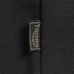 Sweat-shirt Triumph Motorcycles Radial noir à manches longues British Parts Luzern