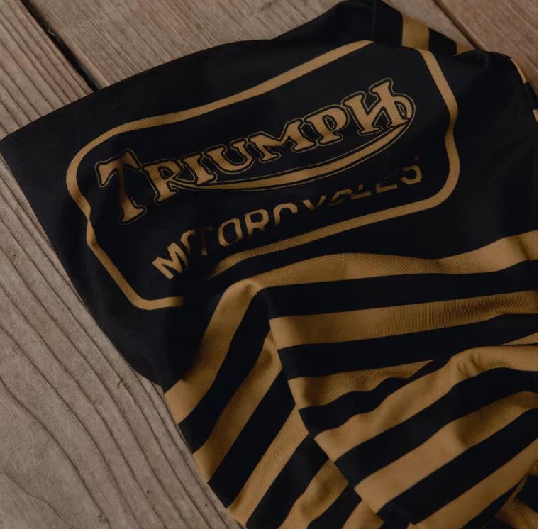 Triumph MotorcyclesTriumph Pinstriped FoulardTextileBritish Parts Luzern