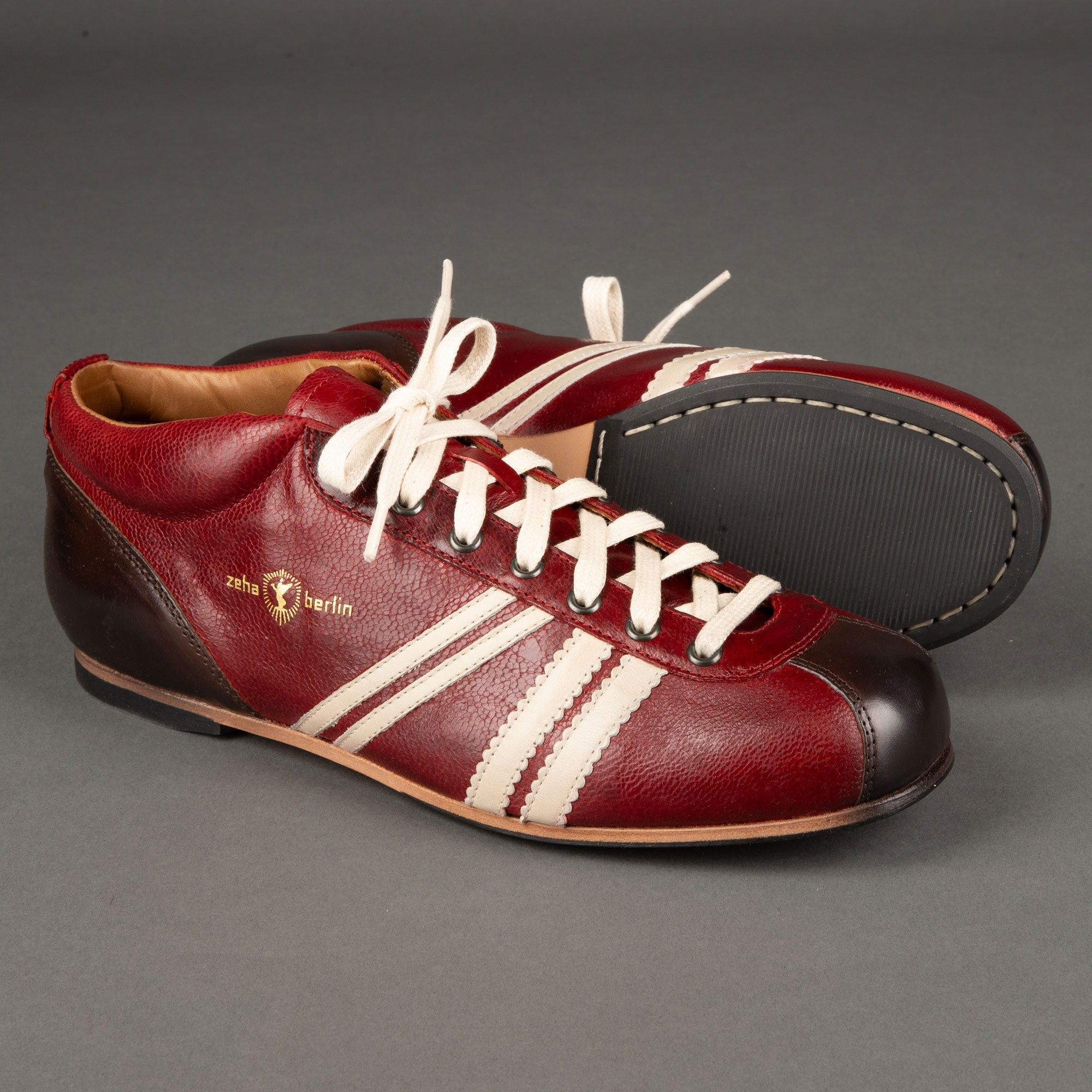 Zeha BerlinCarl Häßner - Liga - bordeaux / blanc crème / marronChaussuresBritish Parts Luzern