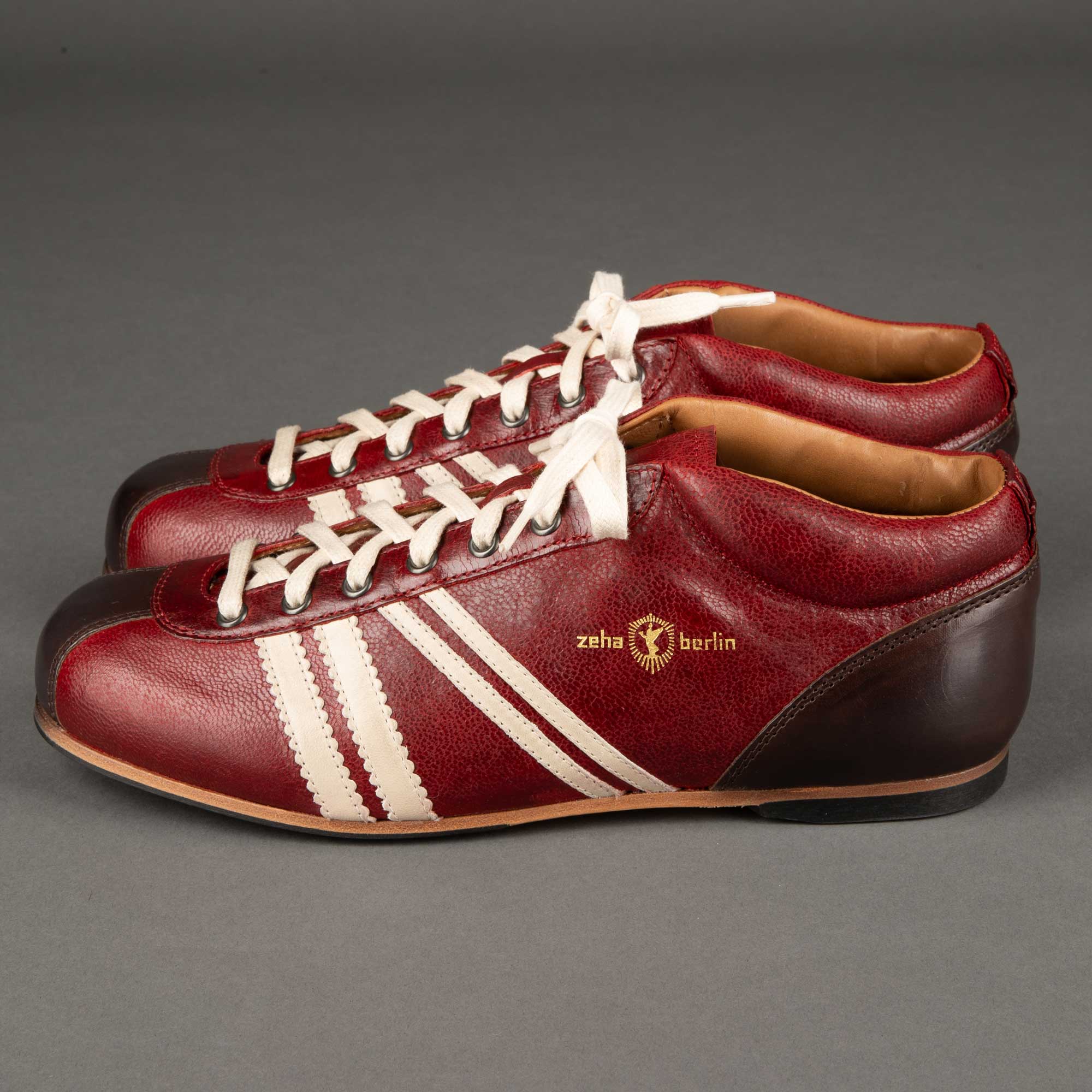 Zeha BerlinCarl Häßner - Liga - bordeaux / blanc crème / marronChaussuresBritish Parts Luzern