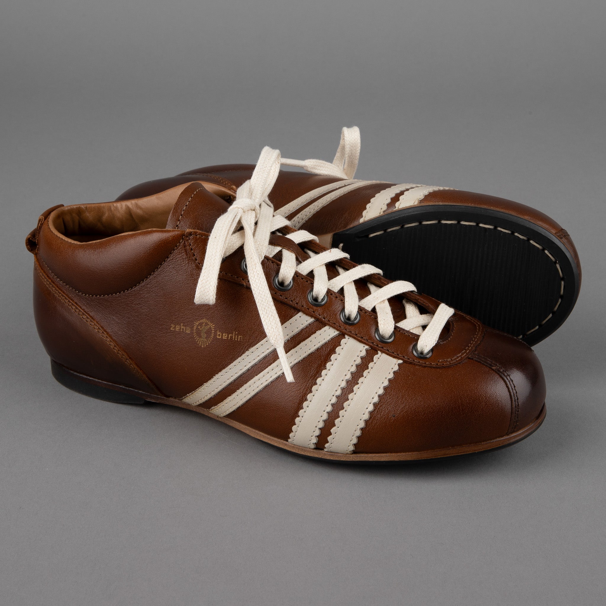 Zeha BerlinCarl Häßner - Liga - cognac / blanc crème / marronChaussuresBritish Parts Luzern