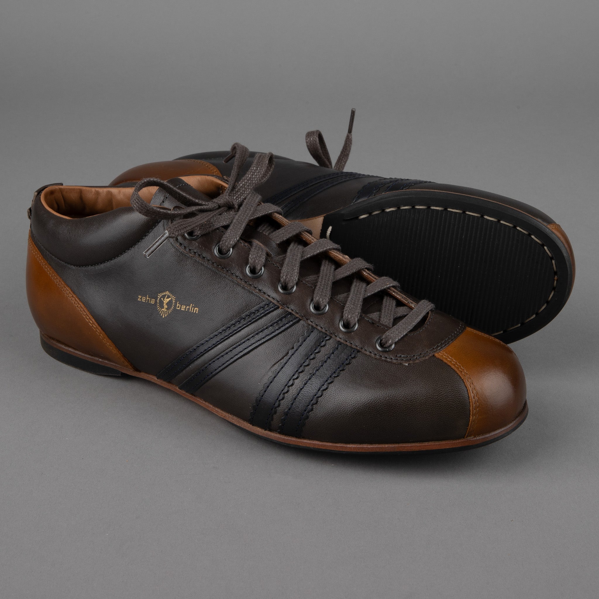 Zeha BerlinCarl Häßner - Liga - gris / bleu / cognacchaussuresBritish Parts Luzern