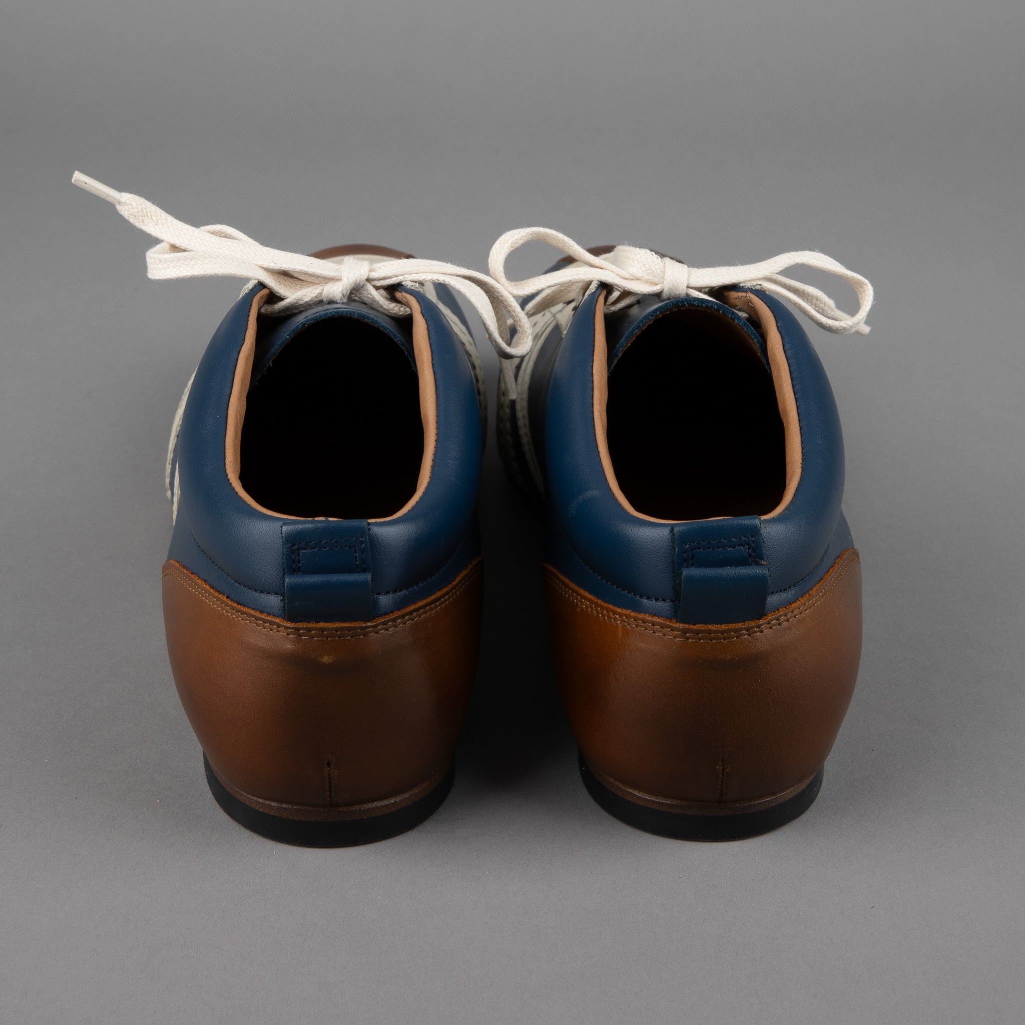 Zeha BerlinCarl Häßner - Liga - bleu moyen / blanc crème / cognacChaussuresBritish Parts Luzern