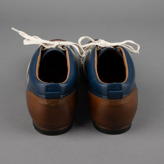 Zeha BerlinCarl Häßner - Liga - bleu moyen / blanc crème / cognacChaussuresBritish Parts Luzern