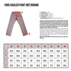 Pike Brothers1905 Hauler Pant HBT BrownPantalonsBritish Parts Luzern